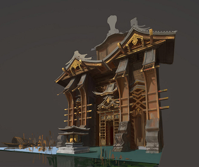 【场景】中式建筑素材