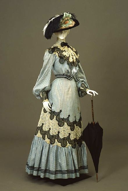 服装18891900维多利亚时代末期女装