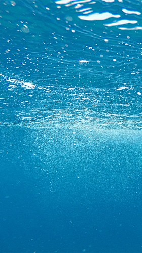 蓝色海底世界海水h5背景