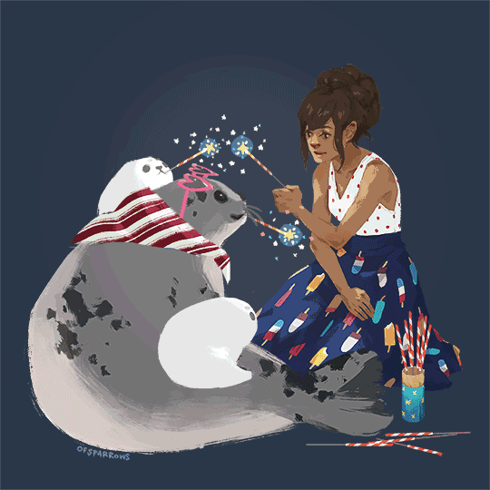 动态插画-花瓣网|陪你做生活的设计师 | 卡哇伊动态图