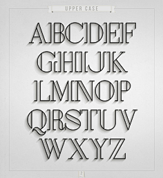26英文字母字体