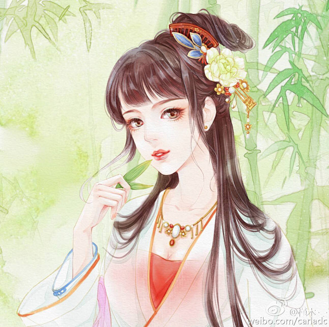 古风插画槿木绘