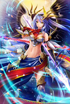 magicdzangoose采集到二次元c美女 卡牌c 原画c
