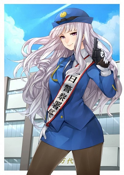 看动漫制服美少女图片别被警察抓住哟