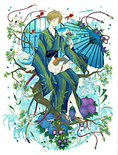 和服伪二次元动漫少年1