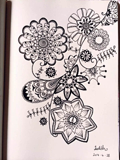 动漫-花瓣网|陪你做生活的设计师 | 线描画