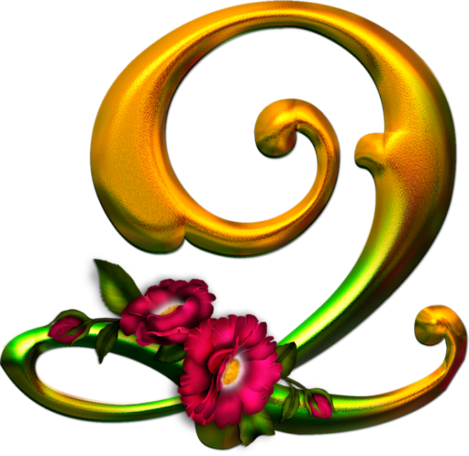 【免抠PNG素材篇】PNG非常漂亮的英文字母