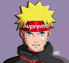 当火影忍者碰上潮牌会有怎样的花火呢?supreme成为潮流!