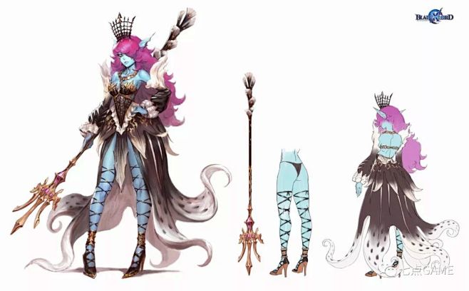 《BladeXLord》设定图来袭-7.GAME_设计:传统文化名片设计模板图片