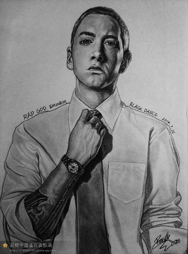 捕捉一个萝莉采集到阿姆#手绘#素描#插画#阿姆#eminem