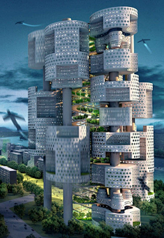 未来感建筑