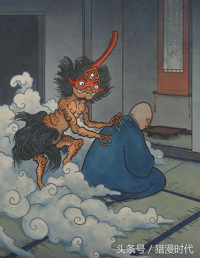 日本民间传说可怕的神话怪兽影响日本神鬼动漫的创作