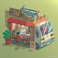 啊!!胖纸!采集到各种插画