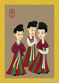 古代服装q版