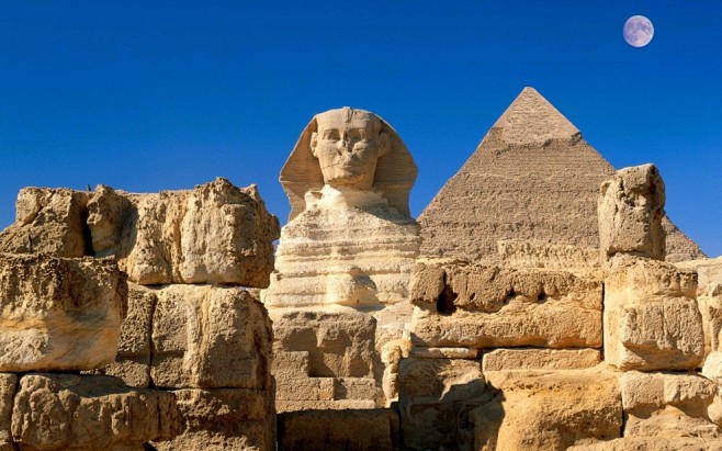 埃及金字塔世界著名建筑壁纸