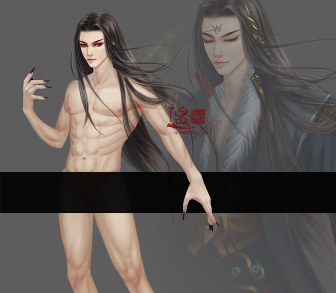 com 仙侠——魔尊-易水潇遥_古风,人设,美男,仙侠,小说人设_涂鸦王国