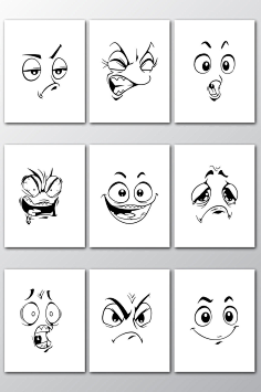 卡通动作,表情