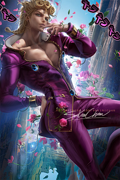 jojo的奇妙冒险人物海报