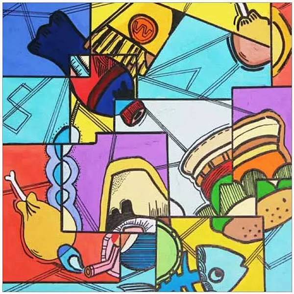 彩色装饰画-花瓣网|陪你做生活的设计师 | 色壁画儿童房装饰画-淘宝网