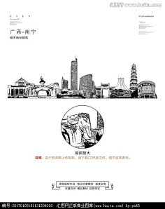 温州 温州矢量城市建筑 温州地标建筑 温州标志性建筑 温州城市手绘