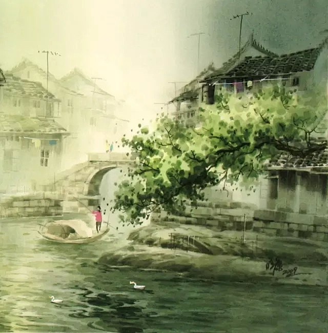 水墨系列——烟雨江南