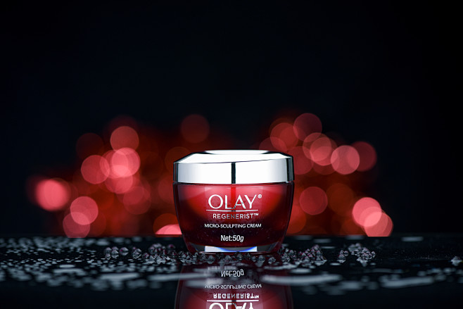 olay玉兰油新生塑颜金纯面霜拍摄化妆品拍摄产品摄影静物摄影