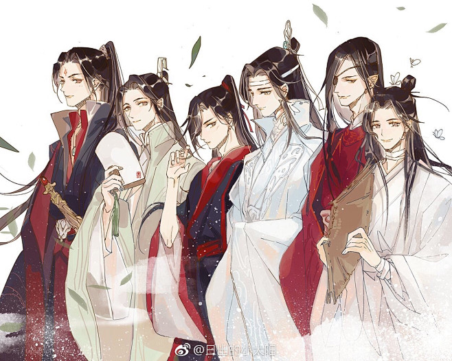 人渣反派自救系统魔道祖师天官赐福全主角日出的小太阳绘