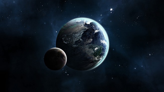 general2560x1440cgrenderspaceplanetmoonstarsearth