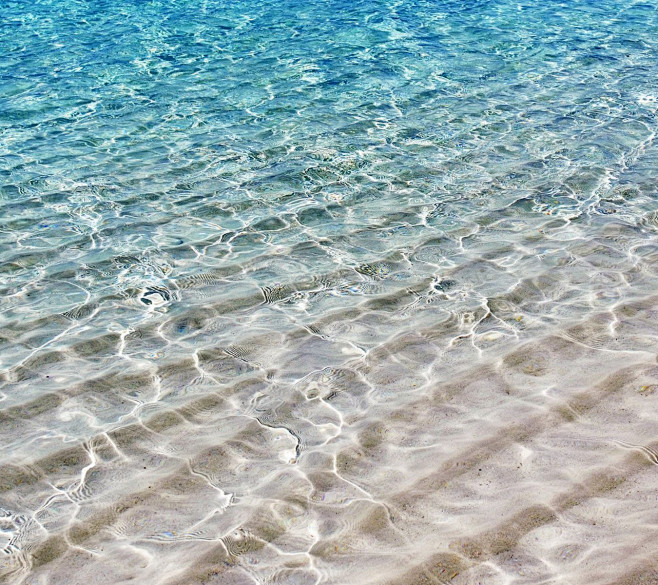 海滩潮汐潮落海波纹水波流淌背景