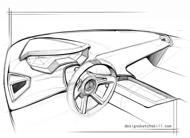 汽车设计-花瓣网|陪你做生活的设计师 | 外观设计草图,大家可以学习
