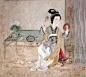 国画古代男女百度图片搜索