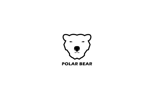 北极熊   标志设计