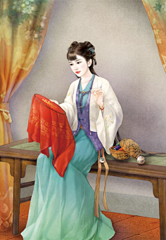 特别收藏-【手绘古装美女】