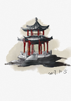 亭子  