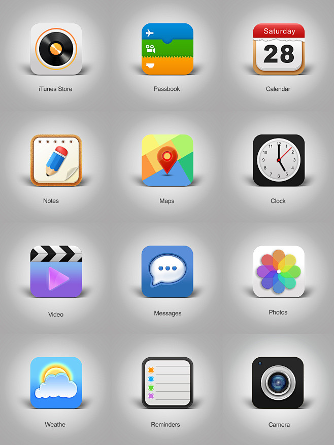 手机图标设计  #ui# #ios#  .