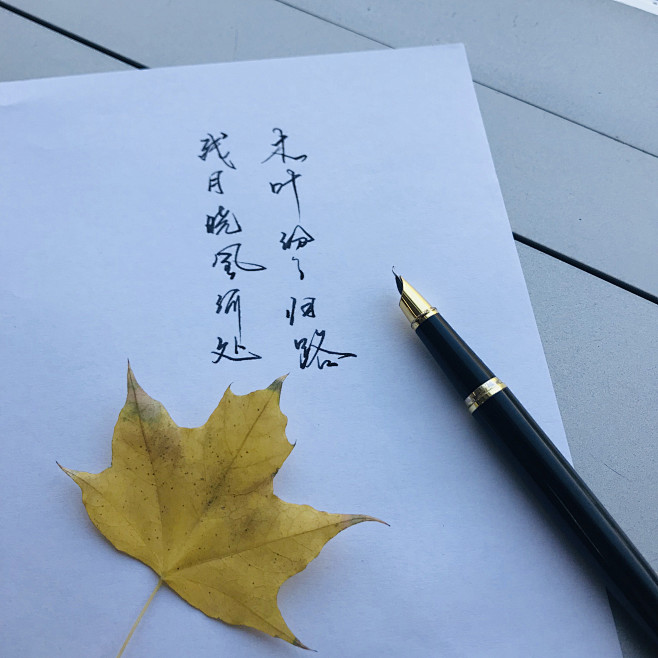 手写钢笔字