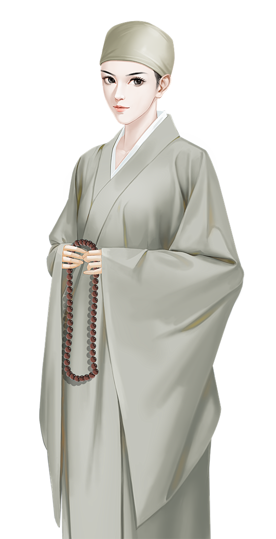 戴帽子尼姑