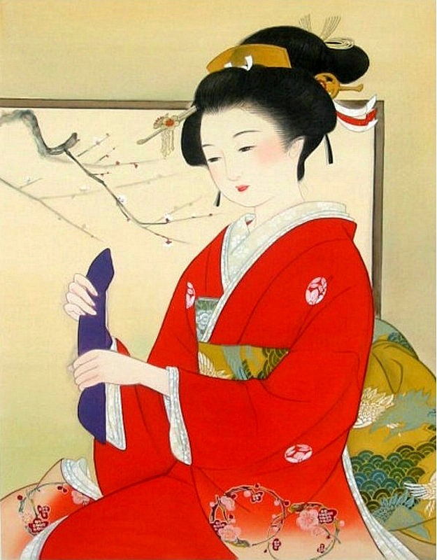 日本古风-花瓣网|陪你做生活的设计师 | 古风手绘插图
