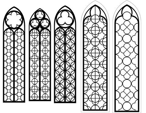 com 玫瑰窗(the rose window) 也称玫瑰花窗,为哥特式建筑的特色之一