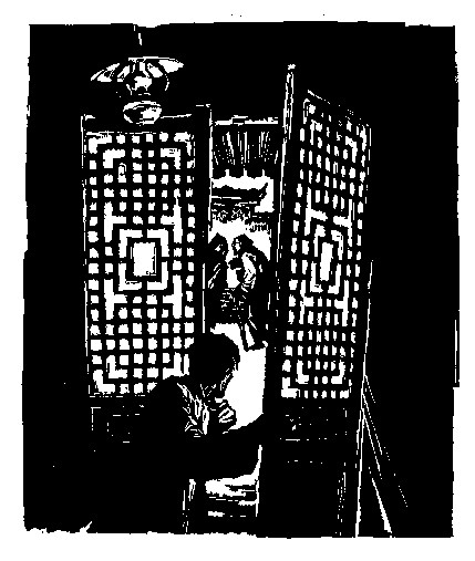 转载版画家张怀江木刻版画作品2