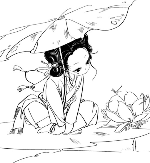 秋渐凉采集到线稿