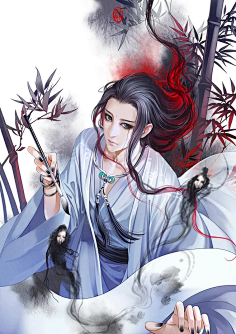 插画翩翩公子温润如玉