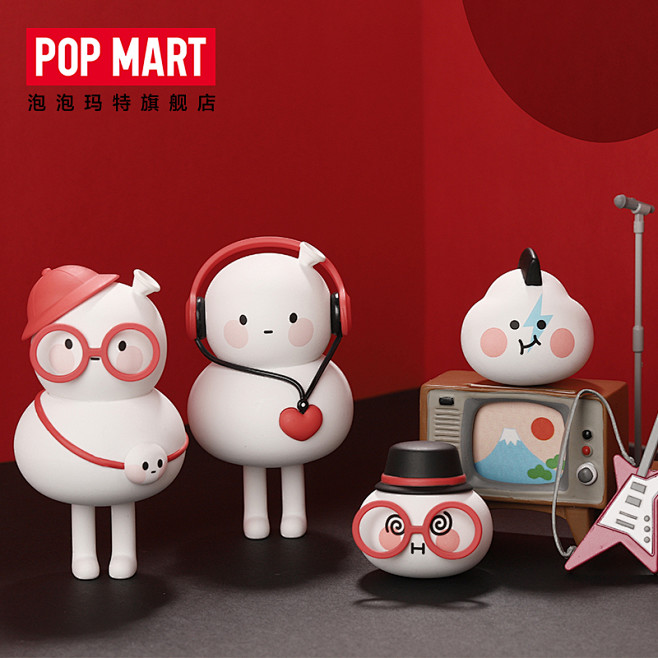 popmart泡泡玛特bobococo气球人系列盲盒手办潮流玩具摆件tmallcom