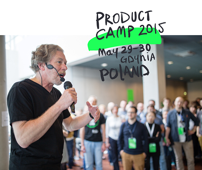 dentity design for Product Camp 2015 - one of 