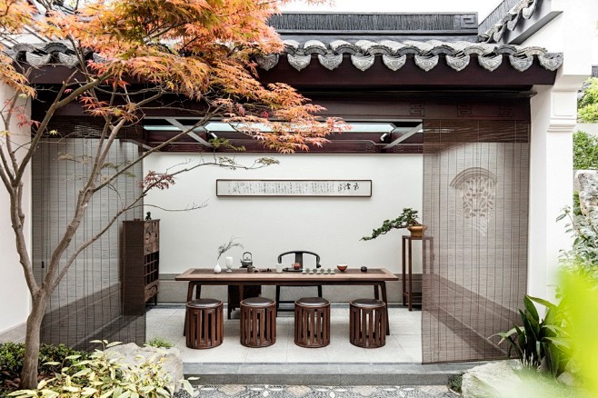 新中式别墅庭院