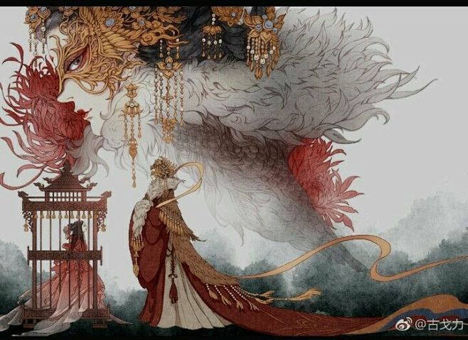 半面妆/古风美人赏析