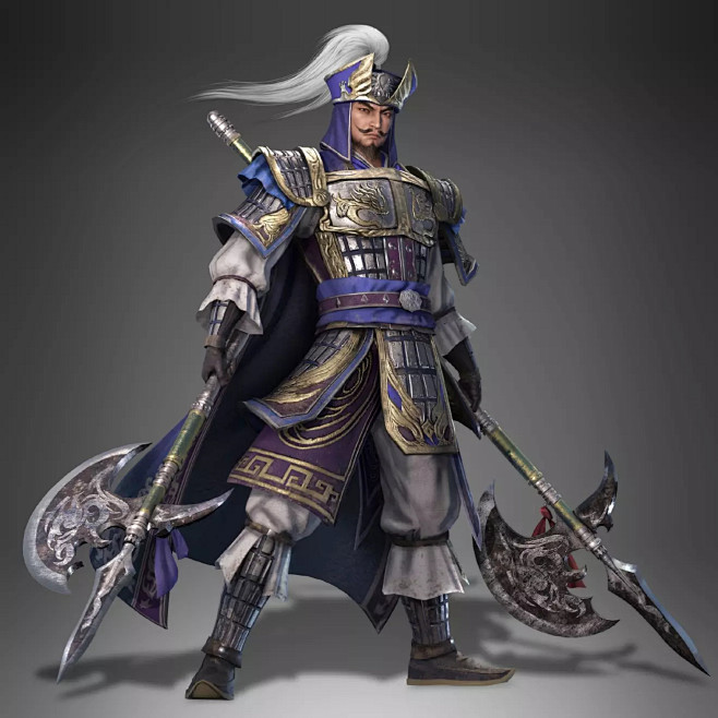 张辽立绘