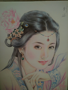 我的圆珠笔绘画作品
