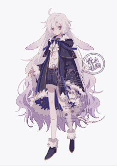 插画— 立绘 人设 服设参考
