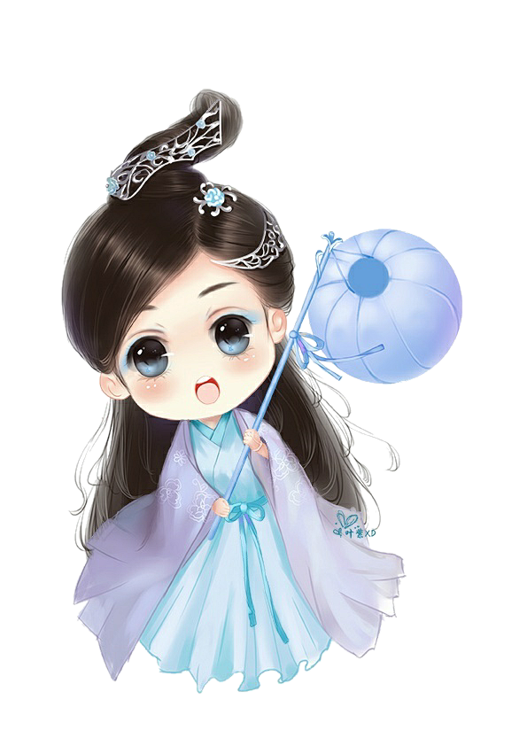q版人物女古风免抠